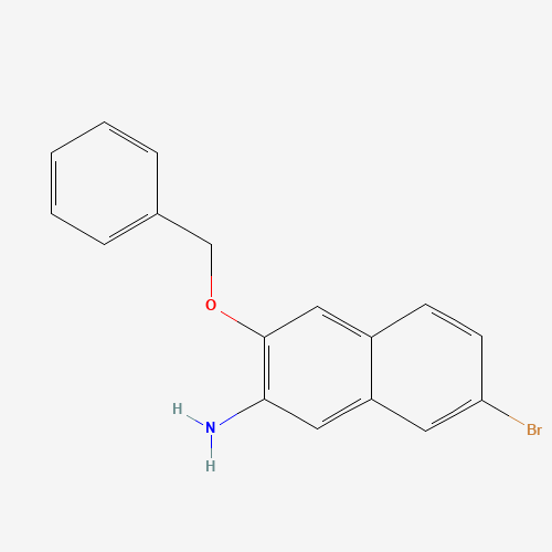 3-(Benzyloxy)-7-bromonaphthalen-2-amine