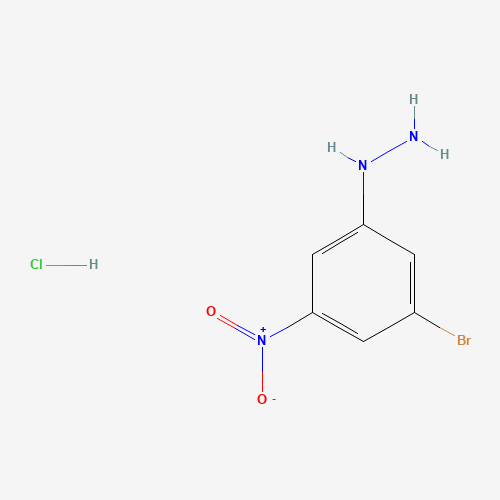 (3-Bromo-5-nitrophenyl)hydrazine hydrochloride