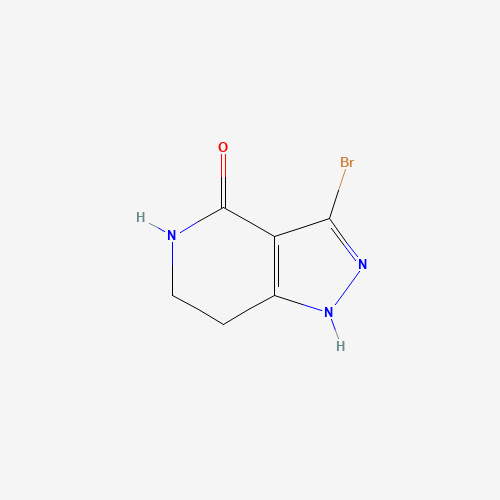 3-Bromo-1,5,6,7-tetrahydro-4H-pyrazolo[4,3-c]pyridin-4-one
