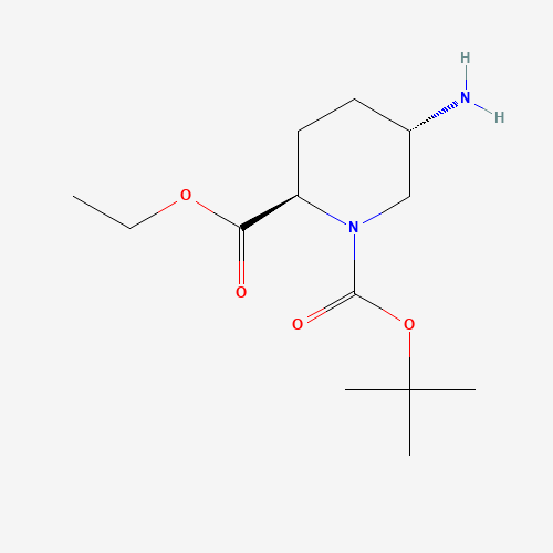 1-(tert-Butyl) 2-ethyl (2R,5S)-5-aminopiperidine-1,2-dicarboxylate