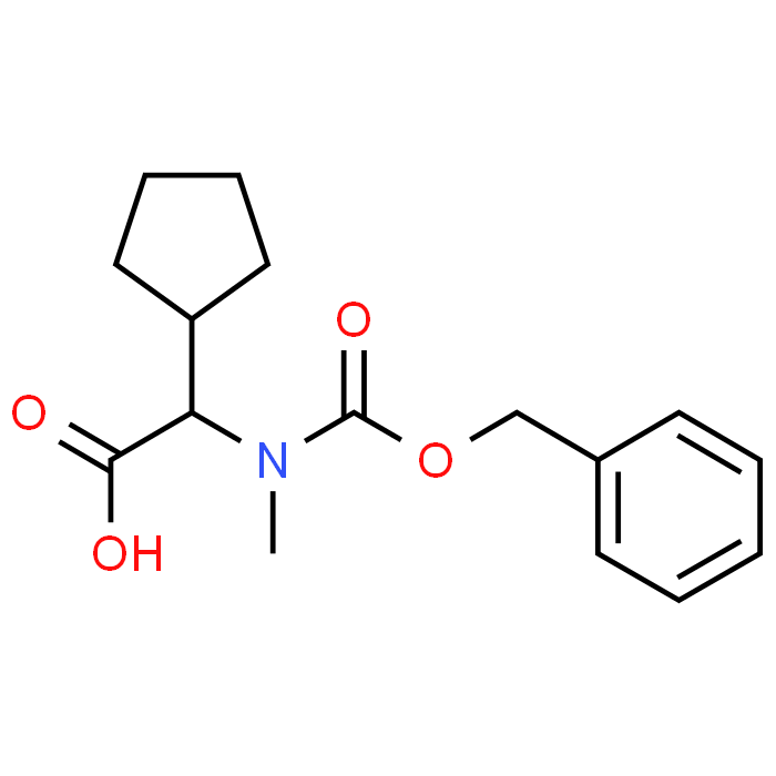 (S)-2-((Benzyloxy)carbonyl)(methyl)amino)-2-cyclopentylacetic acid