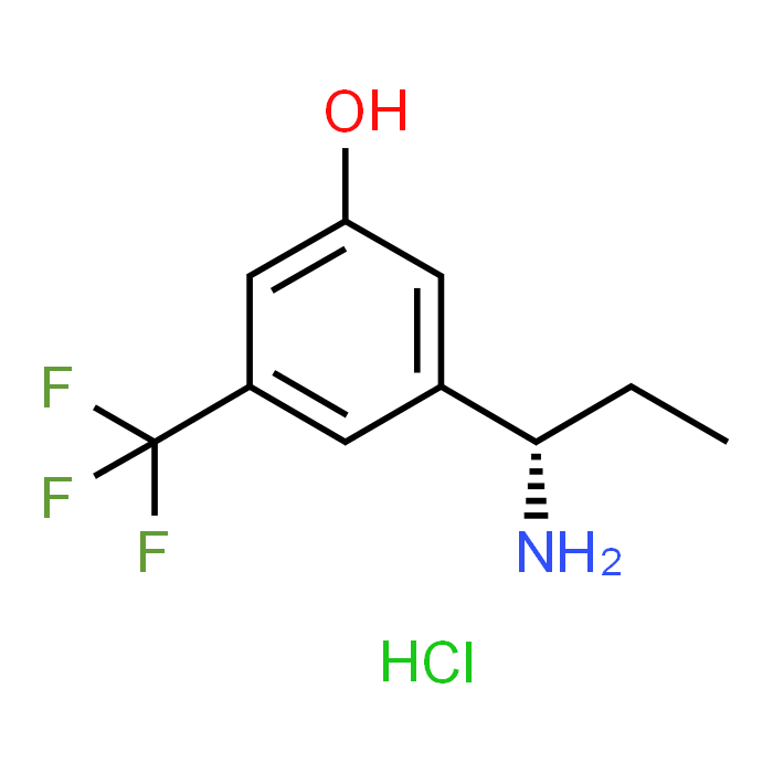 (S)-3-(1-Aminopropyl)-5-(trifluoromethyl)phenol hydrochloride