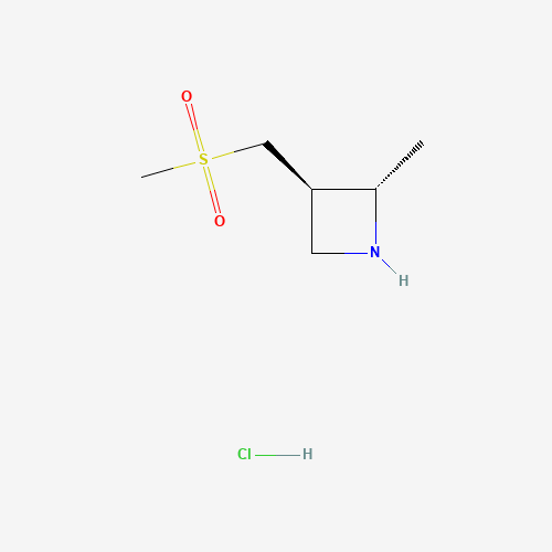 (2S,3R)-2-Methyl-3-((methylsulfonyl)methyl)azetidine hydrochloride