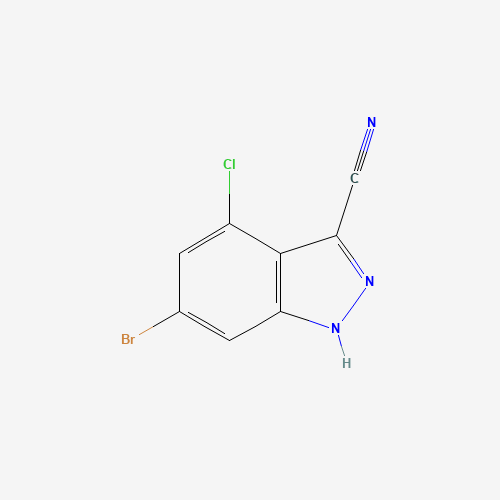 6-Bromo-4-chloro-1H-indazole-3-carbonitrile