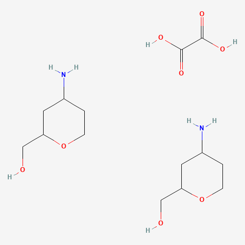 (4-Aminotetrahydro-2H-pyran-2-yl)methanol hemioxalate
