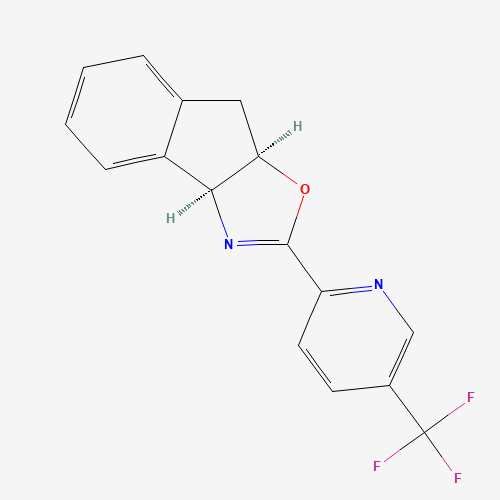 (3aS,8aR)-2-(5-(Trifluoromethyl)pyridin-2-yl)-3a,8a-dihydro-8H-indeno[1,2-d]oxazole