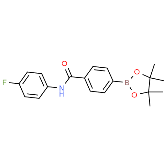 N-(4-Fluorophenyl)-4-(4,4,5,5-tetramethyl-1,3,2-dioxaborolan-2-yl)benzamide