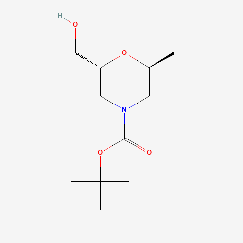 tert-Butyl (2R,6S)-2-(hydroxymethyl)-6-methylmorpholine-4-carboxylate