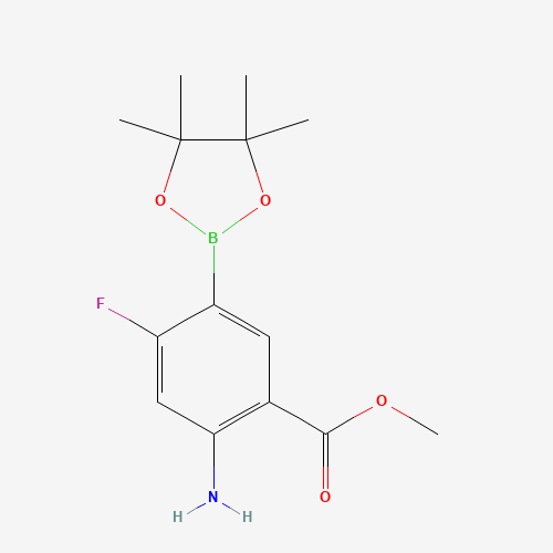 MEthyl 2-amino-4-fluoro-5-(tetramethyl-1,3,2-dioxaborolan-2-yl)benzoate