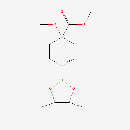 Methyl 1-methoxy-4-(4,4,5,5-tetramethyl-1,3,2-dioxaborolan-2-yl)cyclohex-3-ene-1-carboxylate