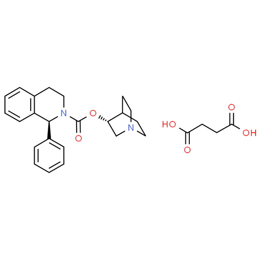 (S)-(R)-Quinuclidin-3-yl 1-phenyl-3,4-dihydroisoquinoline-2(1H)-carboxylate succinate