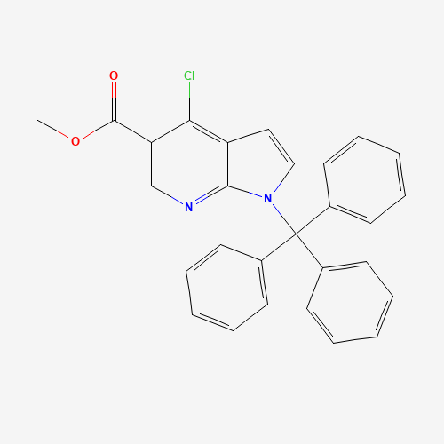 Methyl 4-chloro-1-trityl-1H-pyrrolo[2,3-b]pyridine-5-carboxylate