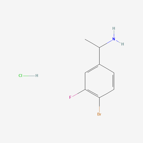 1-(4-Bromo-3-fluorophenyl)ethan-1-amine hydrochloride