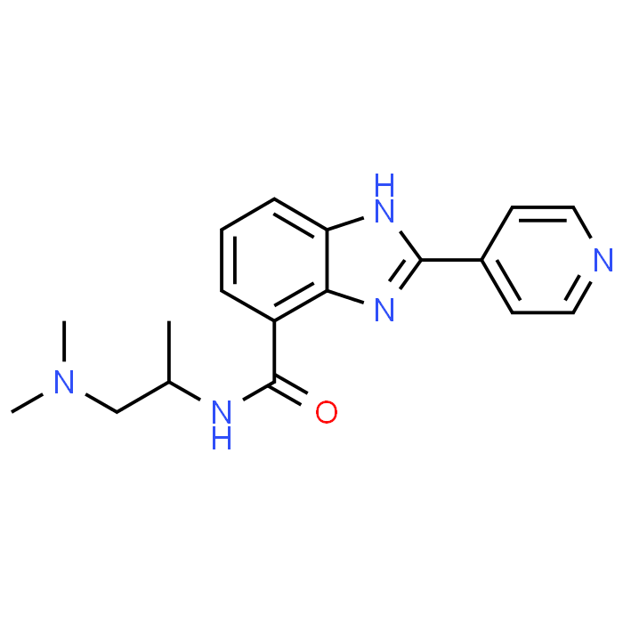 N-(1-(Dimethylamino)propan-2-yl)-2-(pyridin-4-yl)-1H-benzo[d]imidazole-7-carboxamide