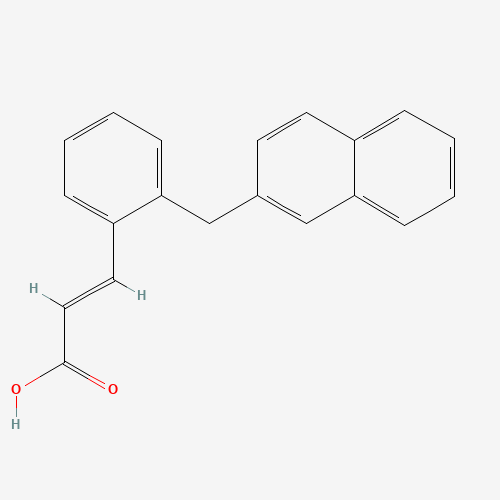(E)-3-(2-(Naphthalen-2-ylmethyl)phenyl)acrylic acid