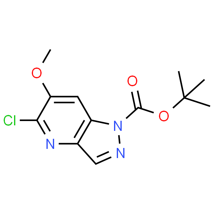 tert-Butyl 5-chloro-6-methoxy-1H-pyrazolo[4,3-b]pyridine-1-carboxylate
