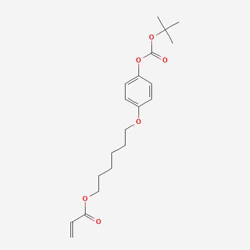 6-(4-((tert-Butoxycarbonyl)oxy)phenoxy)hexyl acrylate