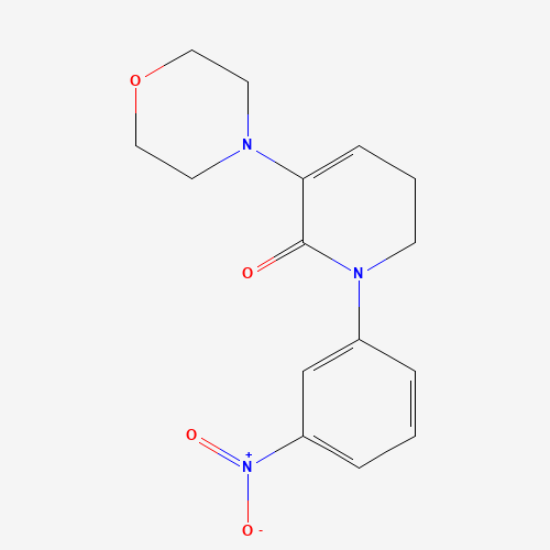 3-Morpholino-1-(3-nitrophenyl)-5,6-dihydropyridin-2(1H)-one