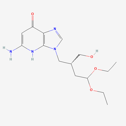 (R)-5-Amino-3-(4,4-diethoxy-2-(hydroxymethyl)butyl)-3H-imidazo[4,5-b]pyridin-7-ol