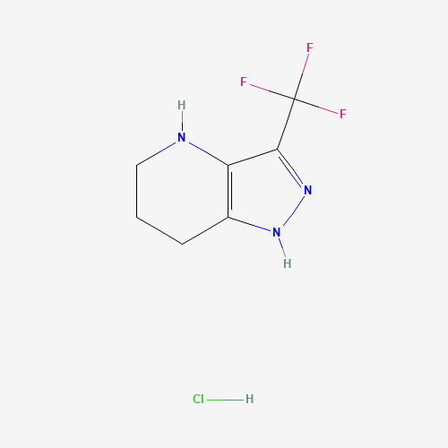 3-(Trifluoromethyl)-4,5,6,7-tetrahydro-1H-pyrazolo[4,3-b]pyridine hydrochloride