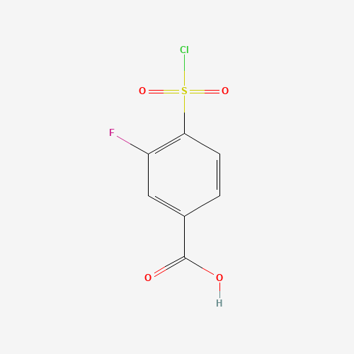 4-(Chlorosulfonyl)-3-fluorobenzoic acid