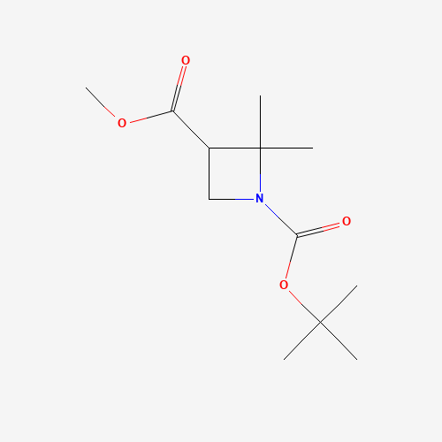 1-(tert-Butyl) 3-methyl 2,2-dimethylazetidine-1,3-dicarboxylate