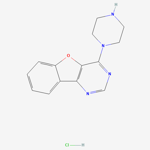 4-(Piperazin-1-yl)benzofuro[3,2-d]pyrimidine hydrochloride