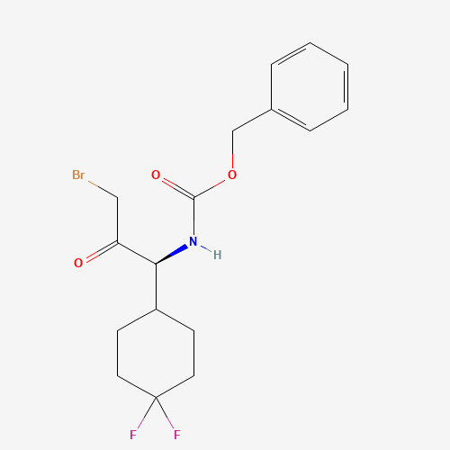 Benzyl (S)-(3-bromo-1-(4,4-difluorocyclohexyl)-2-oxopropyl)carbamate