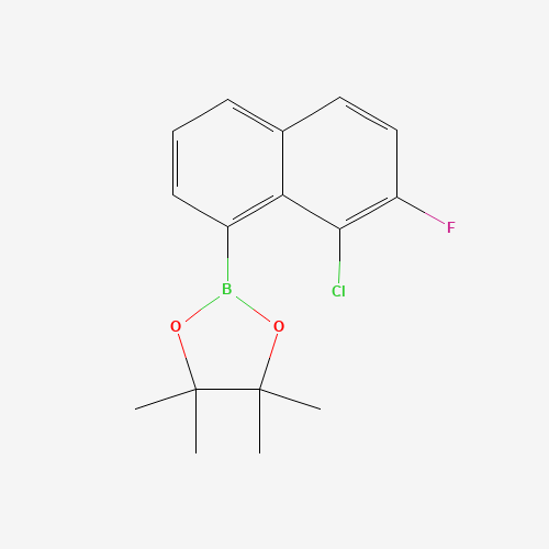 2-(8-Chloro-7-fluoronaphthalen-1-yl)-4,4,5,5-tetramethyl-1,3,2-dioxaborolane