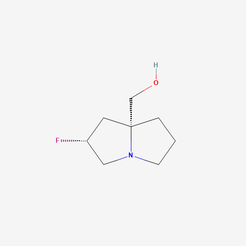 ((2R,7aR)-2-Fluorohexahydro-1H-pyrrolizin-7a-yl)methanol