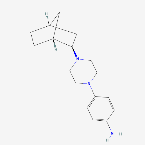 4-(4-((1R,2R,4S)-Bicyclo[2.2.1]heptan-2-yl)piperazin-1-yl)aniline