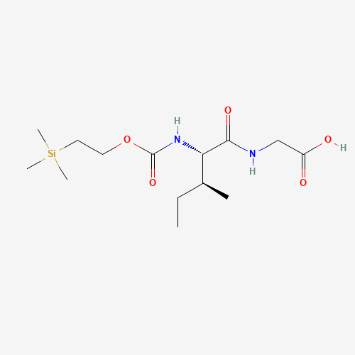 ((2-(Trimethylsilyl)ethoxy)carbonyl)-L-isoleucylglycine