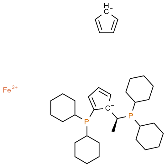 (S)-1-[(Rp)-2-(Dicyclohexylphosphino)-ferrocenyl]ethyldicyclohexylphosphine