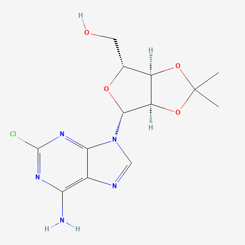 ((3AR,4R,6R,6aR)-6-(6-amino-2-chloro-9H-purin-9-yl)-2,2-dimethyltetrahydrofuro[3,4-d][1,3]dioxol-4-yl)methanol