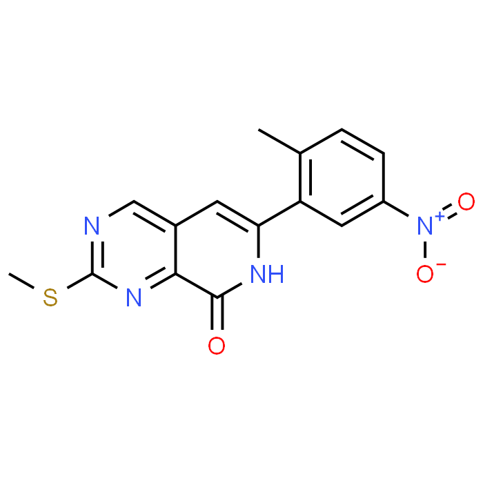 6-(2-Methyl-5-nitrophenyl)-2-(methylthio)pyrido[3,4-d]pyrimidin-8(7H)-one