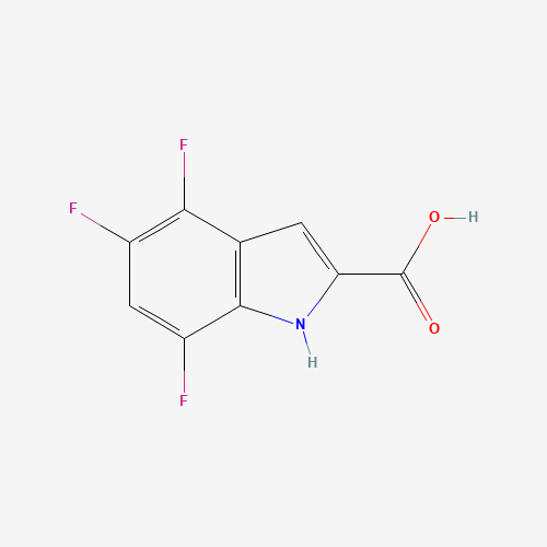 4,5,7-Trifluoro-1H-indole-2-carboxylic acid