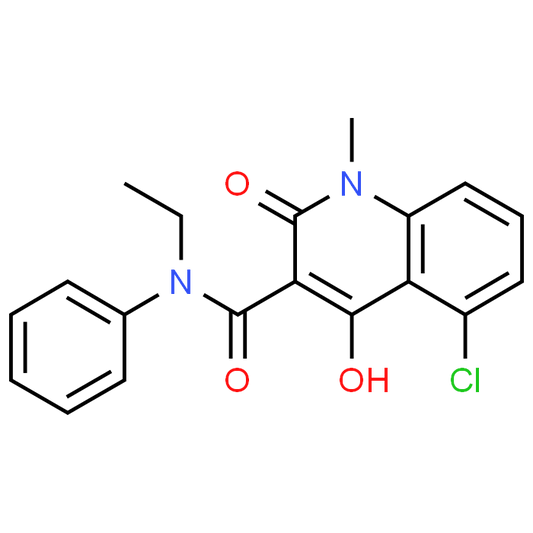 5-Chloro-N-ethyl-4-hydroxy-1-methyl-2-oxo-N-phenyl-1,2-dihydroquinoline-3-carboxamide