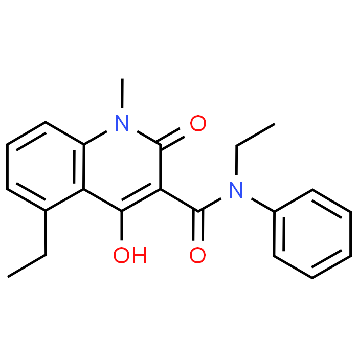 N,5-Diethyl-4-hydroxy-1-methyl-2-oxo-N-phenyl-1,2-dihydroquinoline-3-carboxamide