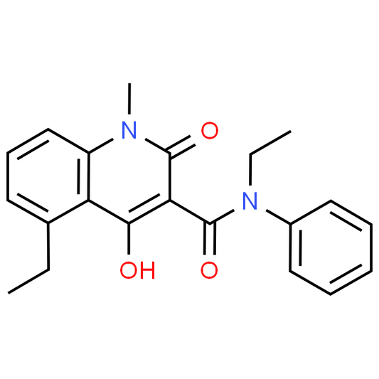 N,5-Diethyl-4-hydroxy-1-methyl-2-oxo-N-phenyl-1,2-dihydroquinoline-3-carboxamide