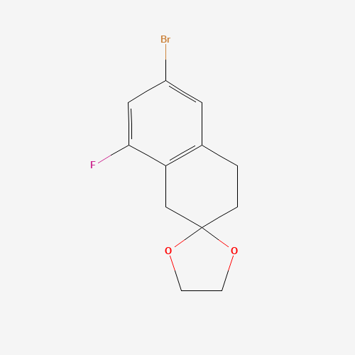 6-Bromo-8-fluoro-3,4-dihydro-1H-spiro[naphthalene-2,2'-[1,3]dioxolane]