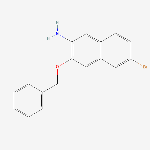 3-(Benzyloxy)-6-bromonaphthalen-2-amine