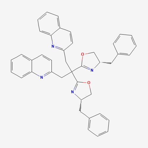 (4S,4'S)-2,2'-(1,3-Di(quinolin-2-yl)propane-2,2-diyl)bis(4-benzyl-4,5-dihydrooxazole)
