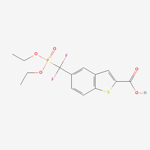 5-((Diethoxyphosphoryl)difluoromethyl)benzo[b]thiophene-2-carboxylic acid