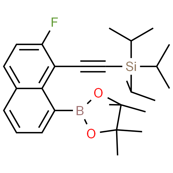 ((2-Fluoro-8-(4,4,5,5-tetramethyl-1,3,2-dioxaborolan-2-yl)naphthalen-1-yl)ethynyl)triisopropylsilane