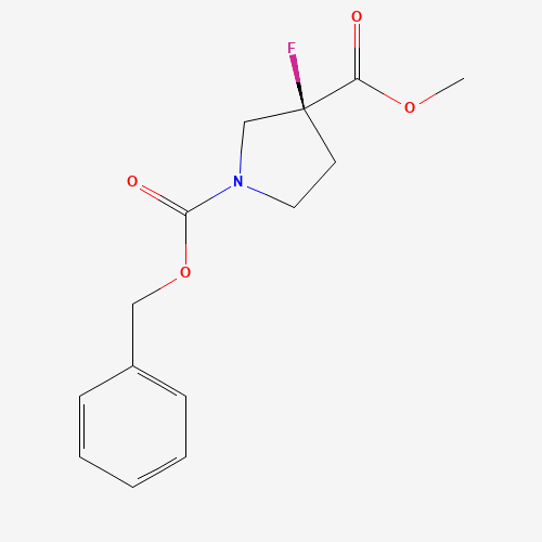 1-Benzyl 3-methyl (S)-3-fluoropyrrolidine-1,3-dicarboxylate