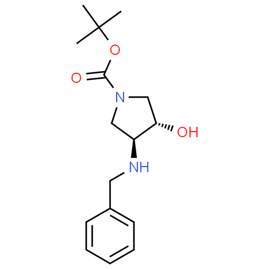 (3S,4S)-tert-Butyl 3-(benzylamino)-4-hydroxypyrrolidine-1-carboxylate