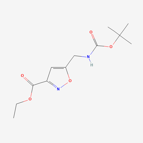 Ethyl 5-(((tert-butoxycarbonyl)amino)methyl)isoxazole-3-carboxylate - Achmem