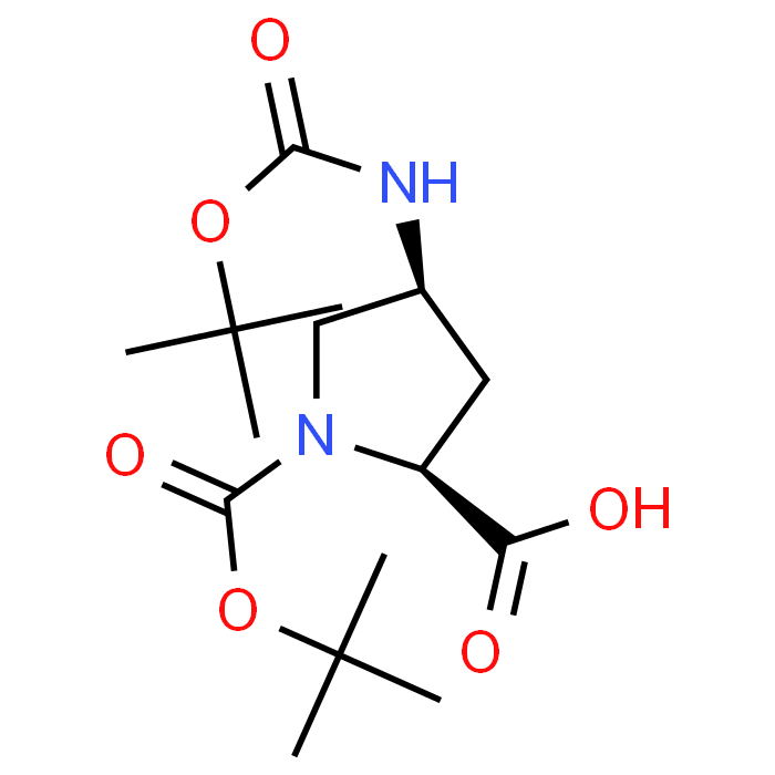 (2S,4S)-1-(tert-Butoxycarbonyl)-4-((tert-butoxycarbonyl)amino)pyrrolidine-2-carboxylic acid