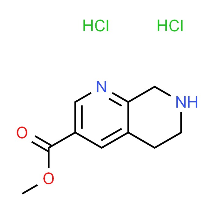 Methyl 5,6,7,8-tetrahydro-1,7-naphthyridine-3-carboxylate dihydrochloride