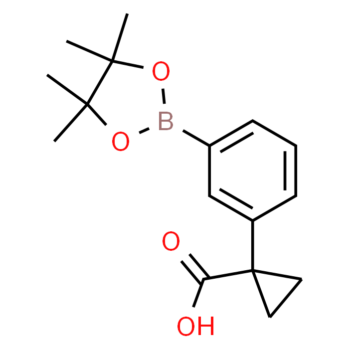 1-(3-(4,4,5,5-Tetramethyl-1,3,2-dioxaborolan-2-yl)phenyl)cyclopropane-1-carboxylic acid